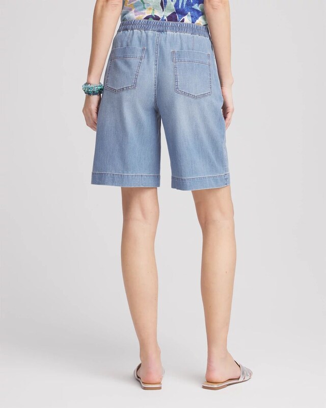 Lightweight Summer Jean Shorts - image 3